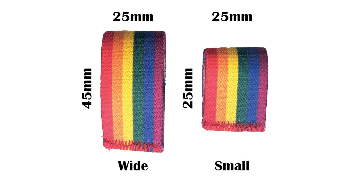 Dual-sided Squote Chest Strap Keepers securely attached to skydiving straps, showcasing premium quality and secure fit.