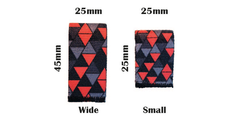 Dual-sided Squote Chest Strap Keepers securely attached to skydiving straps, showcasing premium quality and secure fit.