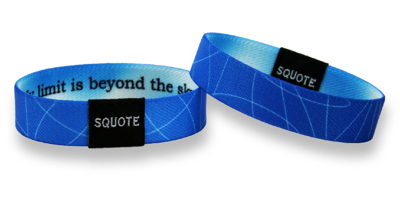 Elastic Wristband - Including quote - My Limit is beyond the sky