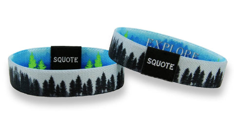 Elastic Wristband - Including quote - Explore