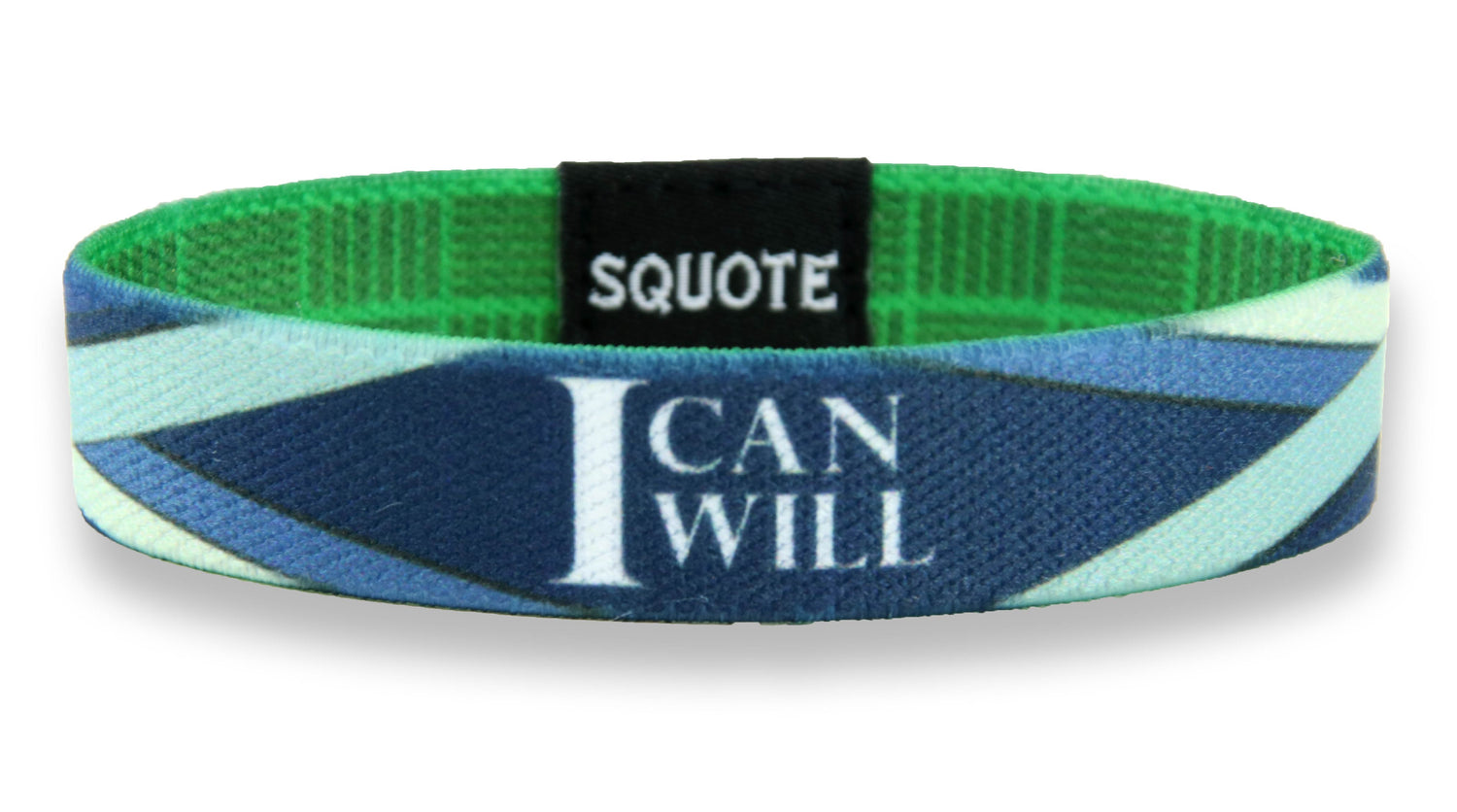 Elastic Wristband - Including quote - I Can I Will